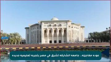 عودة مفاجئة.. جامعة الشارقة تشرق في مصر بتجربة تعليمية جديدة
